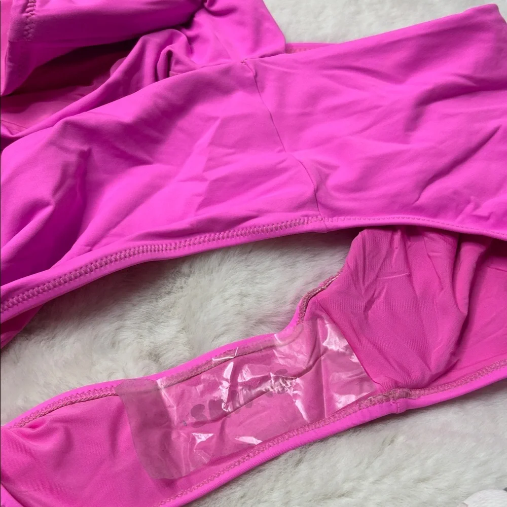 NEW Skims Strapless Cut Out Monokini in Taffy 2x